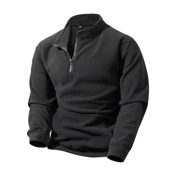 Men's Fashion Half-Zip Pullover Hoodie