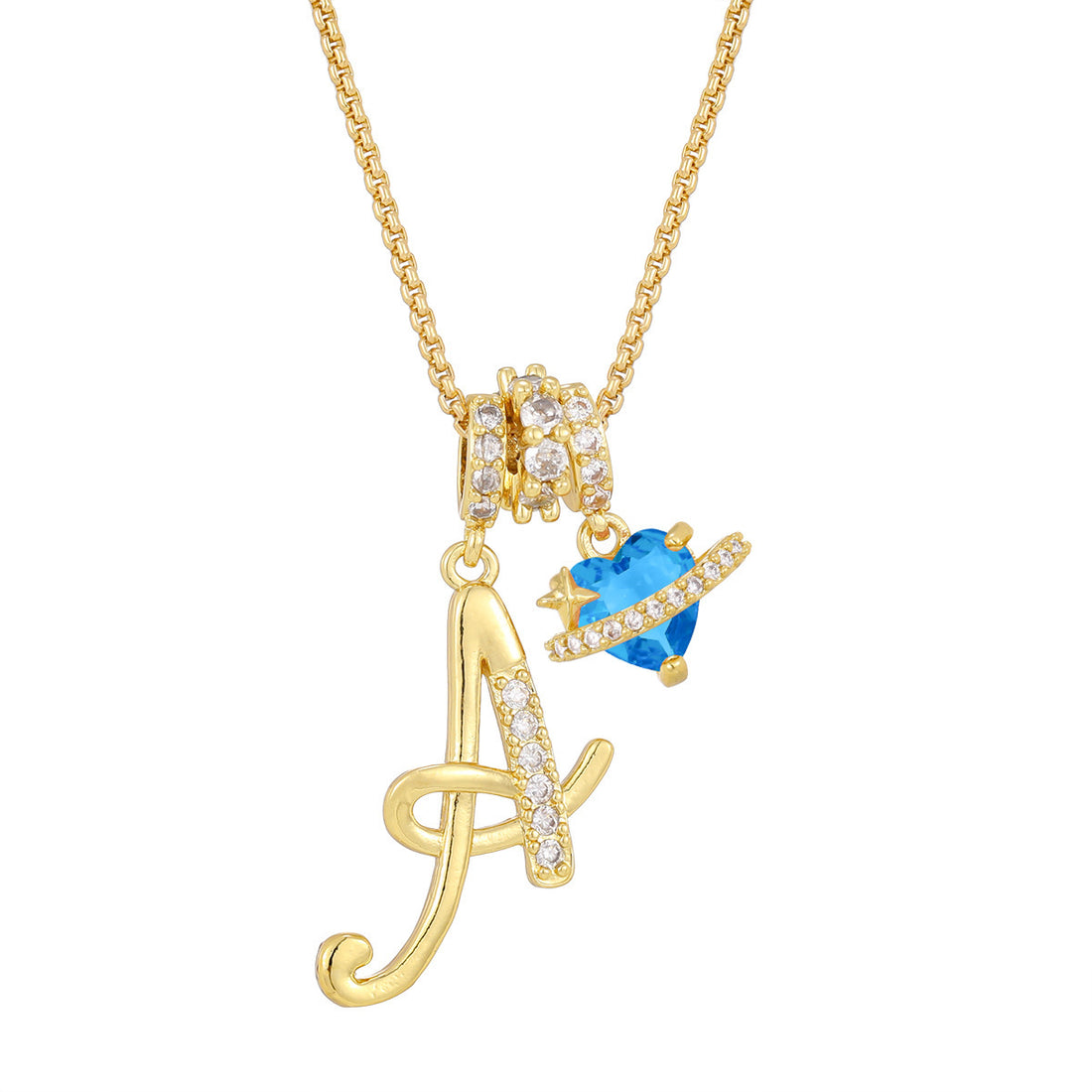 26-letter Alphabet Necklace Dainty And Luxe For Girls