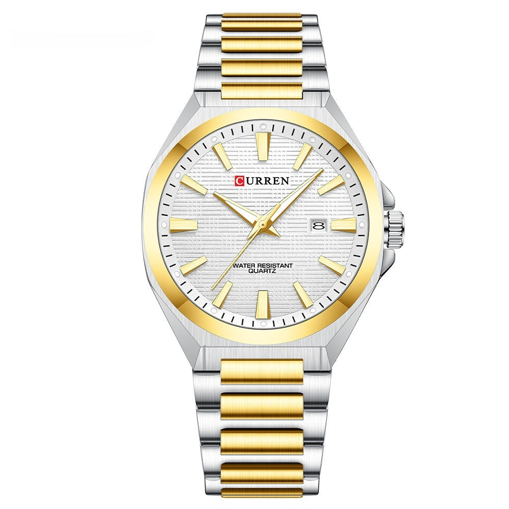 Retro Minimalist Mens Watch With A Large Dial